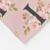 Letter I Fleece Deken (Hoek)