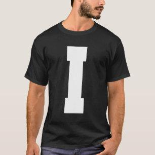 Letter I hoofdalfabet T-shirt