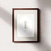 Letter I kinderkamer muurdecoratie - op maat gemaa Poster