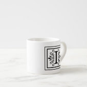 Letter I Monogram Espresso Mok (Voorkant rechts)