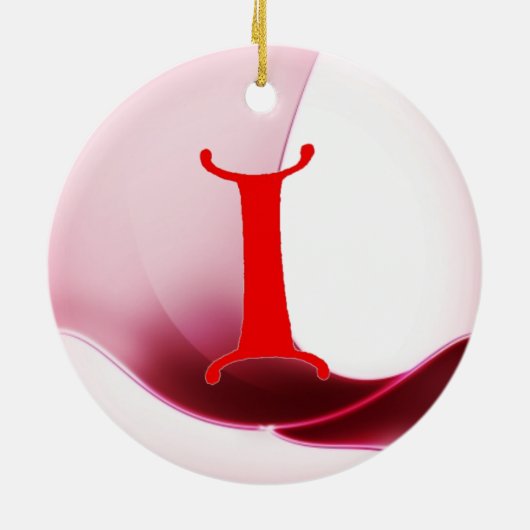 Letter I Ornament (Achterkant)