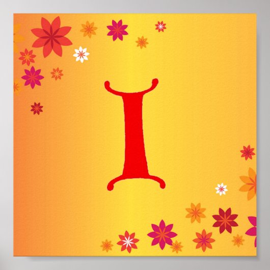 Letter I Poster (Voorkant)
