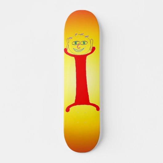 Letter I-skateboard Skateboard (Voorkant)