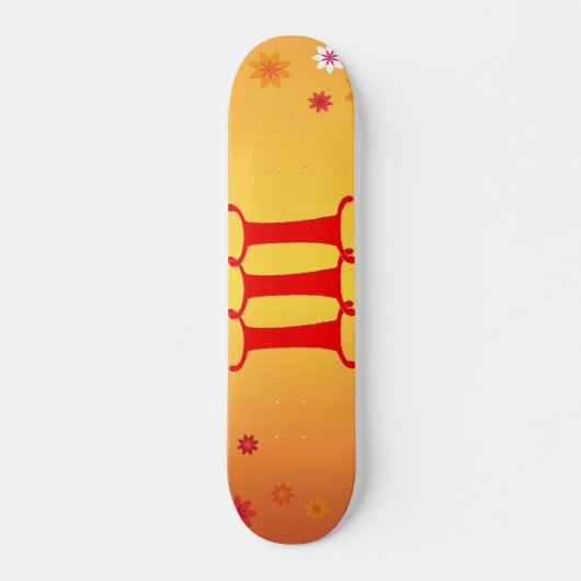 Letter I-skateboard Skateboard (Voorkant)