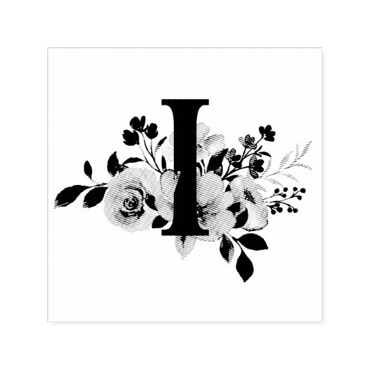 Letter I Zelfinktende Stempel (Design)