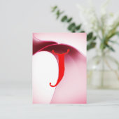 Letter J Briefkaart (Staand voorkant)