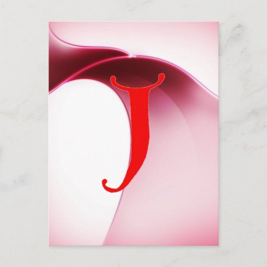 Letter J Briefkaart (Voorkant)