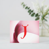 Letter J Briefkaart (Staand voorkant)