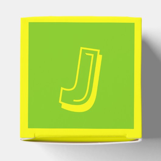 Letter J Building Box van Janz Bedankdoosjes (Bovenkant)