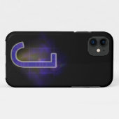 Letter J Case-Mate iPhone Case (Achterkant (horizontaal))