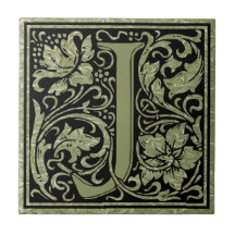 Letter J First Letter Monogram