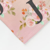 Letter J Fleece Deken (Hoek)
