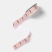 Letter J Grosgrain Lint (Achterkant)