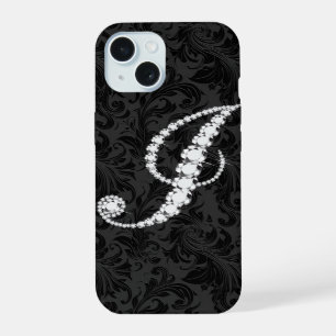 Letter J in diamanten iPhone 15 Case