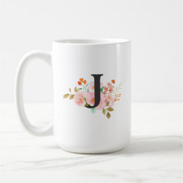 Letter J Koffiemok