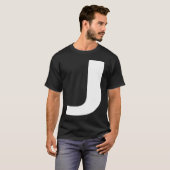 Letter J Lowercase Halloween ABC Letter J T-shirt (Voorkant volledig)