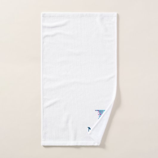 Letter J Monogram Initiaal Bath Cadeset Bad Handdoek (Handdoek)