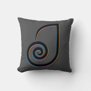 Letter J Monogram Kussen