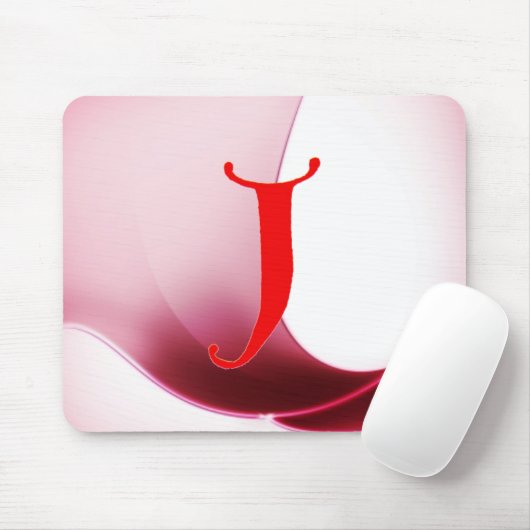 Letter J Muismat (Met muis)