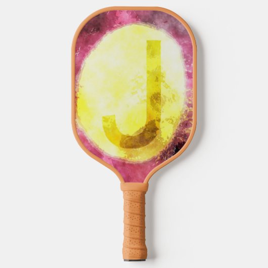 Letter J Pickleball Paddle (Voorkant)
