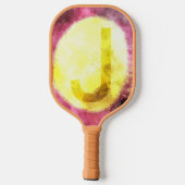 Letter J Pickleball Paddle (Achterkant)