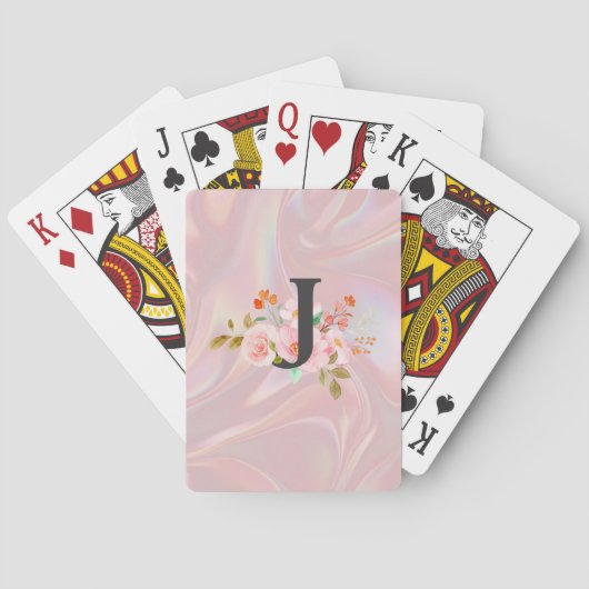 Letter J Pokerkaarten (Achterkant)