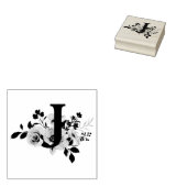 Letter J Rubberstempel (Gestempeld)