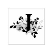 Letter J Rubberstempel (Afrduk)