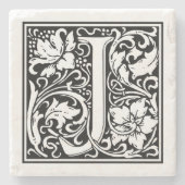 letter "J" Stenen Onderzetter (Voorkant)
