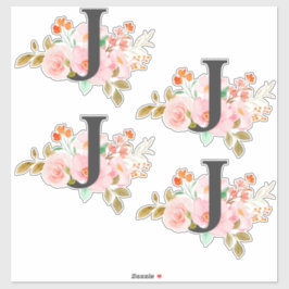 Letter J Sticker