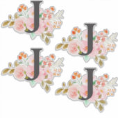 Letter J Sticker (Voorkant)