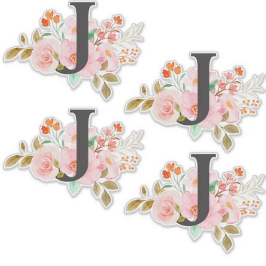 Letter J Sticker (Voorkant)