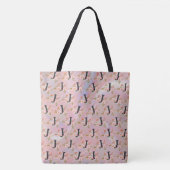 Letter J Tote Bag (Voorkant)
