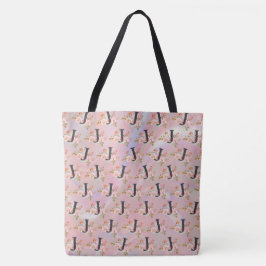 Letter J Tote Bag
