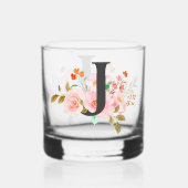 Letter J Whisky Glas (Achterkant)