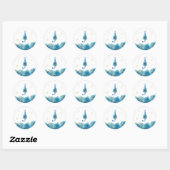 *~* LETTER J - Zee Ocean Beach Envelope Sticker (Vel)
