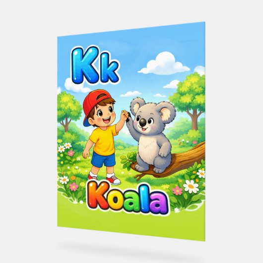 Letter K Alphabet Poster – K is for Koala (Hoek)