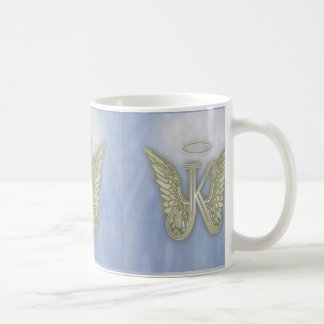 Letter K Angel Monogram Koffiemok