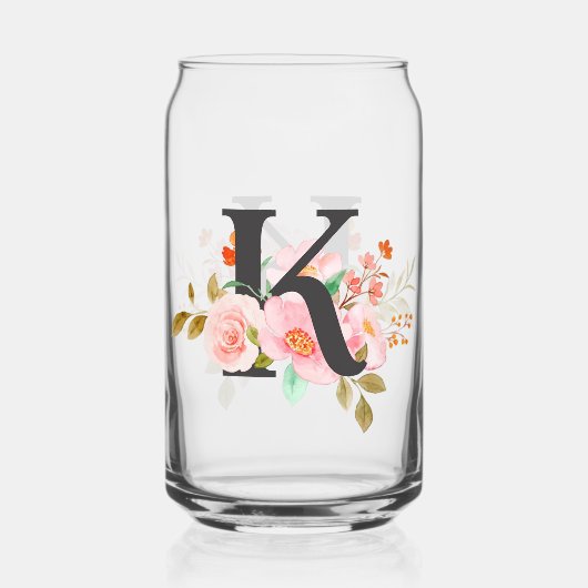 Letter K Blikvorm Glas (Voorkant)