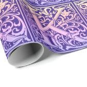 Letter K Colorful  First Letter Gradient Cadeaupapier (Rol Hoek)