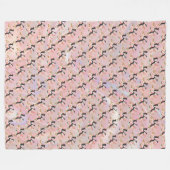 Letter K Fleece Deken (Voorkant (Horizontaal))