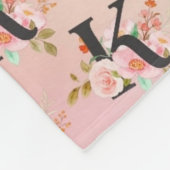 Letter K Fleece Deken (Hoek)