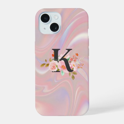 Letter K iPhone 15 Case (Achterkant)