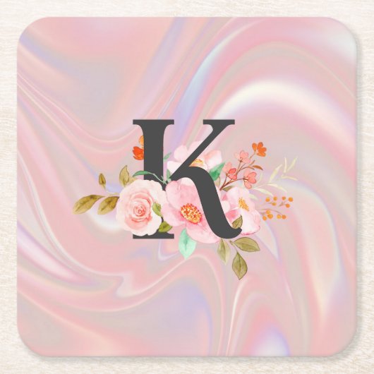 Letter K Kartonnen Onderzetters (Voorkant)