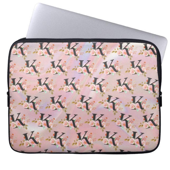 Letter K Laptop Sleeve (Voorkant)