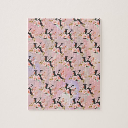 Letter K Legpuzzel (Verticaal)