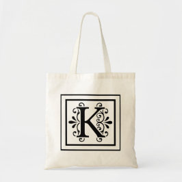 Letter K Monogram Canvas tas