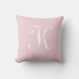 Letter K Monogram Initiaal Aangepast Kussen