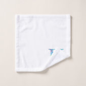 Letter K Monogram Initial Bath Gift Set Bad Handdoek (Wasdoekje)