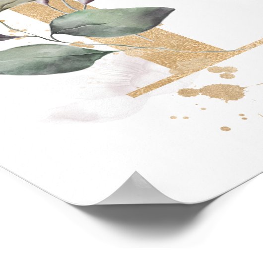 Letter K Monogram Poster (Hoek)